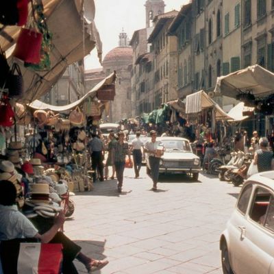 1968 traffico al mercato
